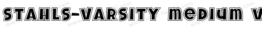 Stahls-Varsity Medium Version字体转换